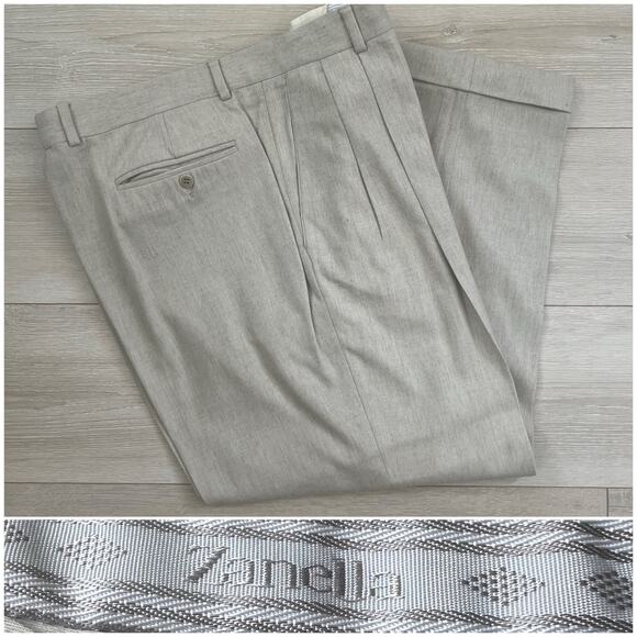 Zanella Men’s Dress Pants Light Tan Size Size 36 JP - Picture 1 of 14